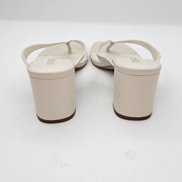 Steve Madden Dodie Sandals in Bone Leather Made In Brazil Size 8.5 - Picture 7 of 12